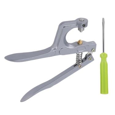 Imagem de RiToEasysports Kit de Ferramentas de Ilhós, Alicate de Trompete de Raquete de Badminton de Metal Portátil Ferramenta de Braçadeira de Alicate de ilhó Com Chave de Fenda para Instalação de