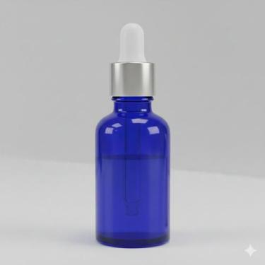 Imagem de Frasco Conta Gotas ul 30Ml Tampa Prata E Canula Gota - Rplabor