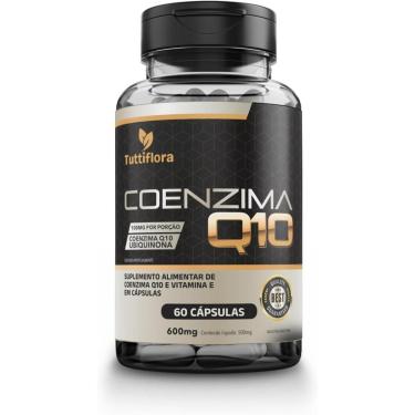 Imagem de Coenzima Q10 100mg Por Porção (Ubiquinona) Com Vitamina E 60 Cápsulas TuttiFlora-Unissex
