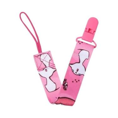 Imagem de Cadeia De Chupeta De Tecido Com Desenhos Animados Para Bebês, Clipe An