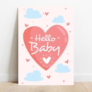 Imagem de Placa Decorativa Sweet Baby - TaColado, 30x40cm