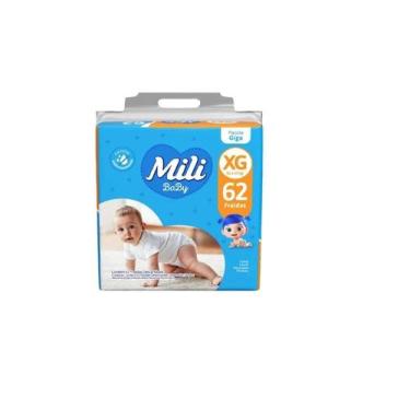 Imagem de Fralda Infantil Mili Baby Giga XG C/62 Unidades - Mili