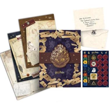 Imagem de Papel de Carta Decorado HARRY Potter C/PASTA e Cartas Pacote - DAC