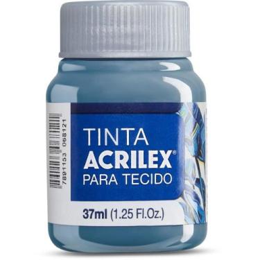 Imagem de Tinta para Tecido Fosca 37ML Cinza Lunar Duzia - Acrilex