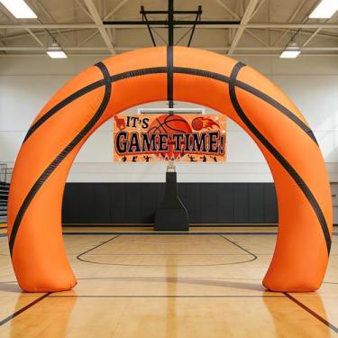 Imagem de Arco Inflável de Basquete Eyourlife 244cm com Luzes LED