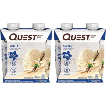 Imagem de Shake de Proteína Quest Baunilha 325 ml - Caixa com 8 Unidades