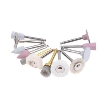 Imagem de Conjunto De 12 Escovas De Silicone Para Polimento De Alto Brilho Com P