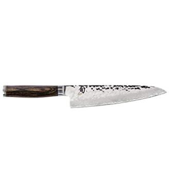 Imagem de Shun Faca de cozinheiro asiático de de 17,78 cm, faca de chefe Gyuto, ideal para preparação completa de alimentos, faca japonesa autêntica e artesanal, faca de chef profissional