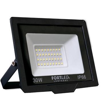 Imagem de Refletor de Led 30W Luz Branca 110/220V 25.000h Fortled