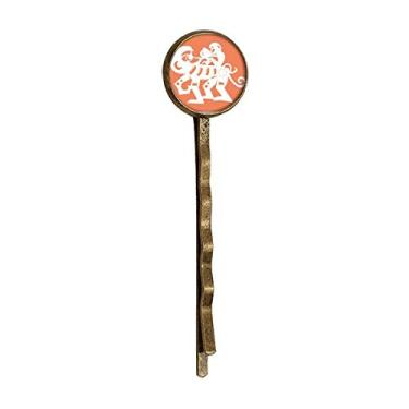 Imagem de Ano do Macaco Animal China Zodíaco Retro Metal Hair Bobby Pin Headwear