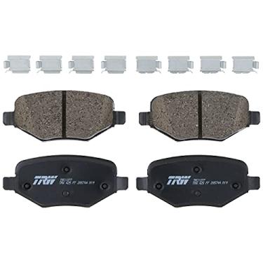 Imagem de TRW Conjunto de pastilhas de freio de disco Pro TRC1377 para Ford Explorer 2011-2019, traseira e outras aplicações