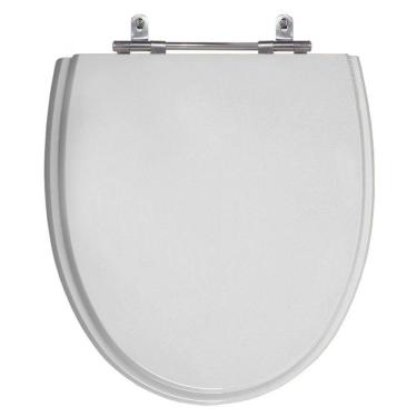 Imagem de Assento Laqueado Eros Cinza Platina (Claro) Tampa para Vaso Incepa em Mdf