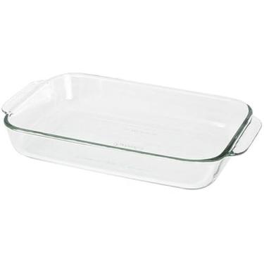 Imagem de Pyrex Assadeira oblonga de 2 litros, transparente, 2 litros - Pyrex original genuíno - Feito nos EUA