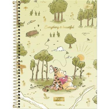 Imagem de Caderno Universitário Espiral Capa Dura 80 folhas - 1 matéria Ursinho Pooh e Tigrão: Disney
