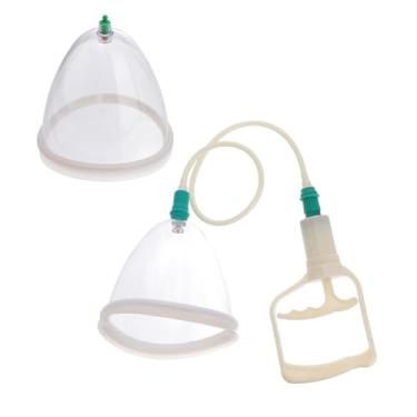 Imagem de Conjuntos de terapia de ventosas para ventosas a vácuo para mamilos jarra profissional com ventosas para tratamento de acupressão para relaxamento corporal