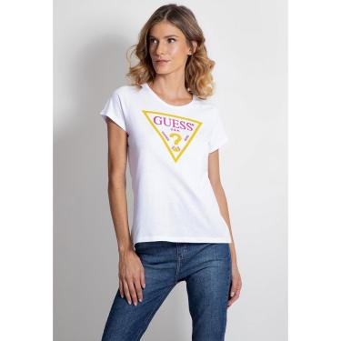 Imagem de T-Shirt Feminina Silk Logo Triangulo  Guess-Feminino