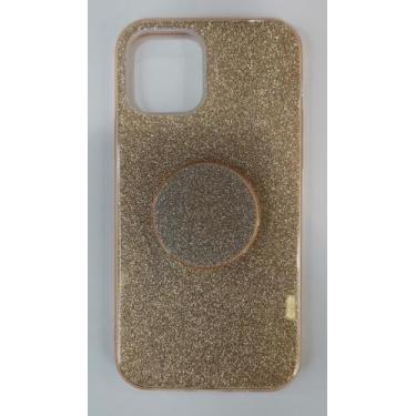 Imagem de Capa Capinha iphone 12 mini tela 5.4 Glitter Brilhante Diversas Cores 