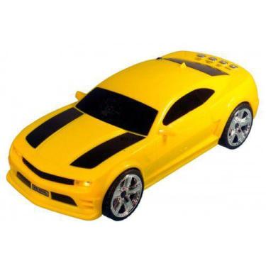 Imagem de Caixa Som Portátil Carro Camaro Entrada P2 Pen Usb Sd Am - Jpcell