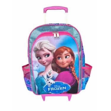 Imagem de Mochila de rodinhas mochilete princesas da disney infantil escolar men
