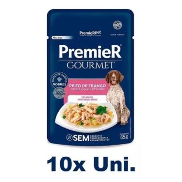 Imagem de Premier Gourmet Cães Médio/grande Porte Frango 85g - 10 Uni.