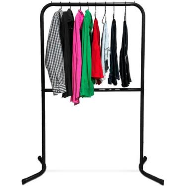 Imagem de Cabideiro Arara De Roupas Mancebo Niort Vertical P/ Loja Quarto - Genu