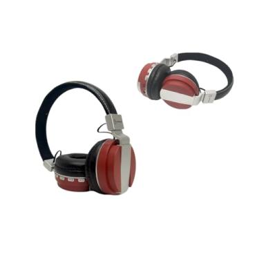 Imagem de Fone de Ouvido Bluetooth, Conexão Dual (Bluetooth e Cabo P2), Longa Duração de Bateria, KA-939 (Vermelho)