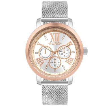 Imagem de Relógio Euro Feminino Multiglow Bicolor - EU6P29AIN/4J