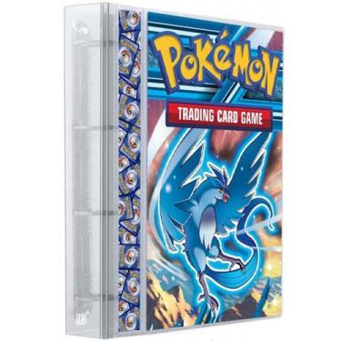Imagem de Pasta Fichário Álbum Cristal Cartas Cards Pokémon Com 30 Folhas 9 Bols