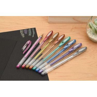 Imagem de Caneta Signo Noble Metal AZUL 0.8mm UM-120NM Uni-ball