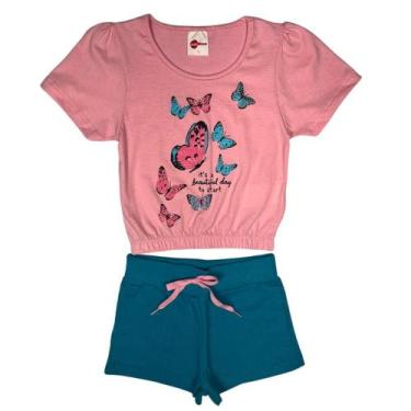 Imagem de Conjunto Infantil Sarah - Usedino Ref.40015 Var.01, Rosa, 6