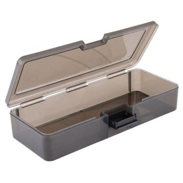 Imagem de Estojo Multiuso Rigido Fume Transparente 1553 Inject Plastico - LC