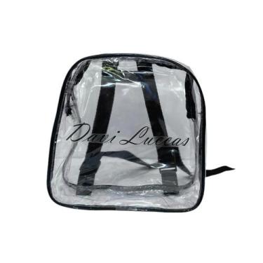 Imagem de MINI mochila infantil PERSONALIZADA transparente escola viagem - Gii M