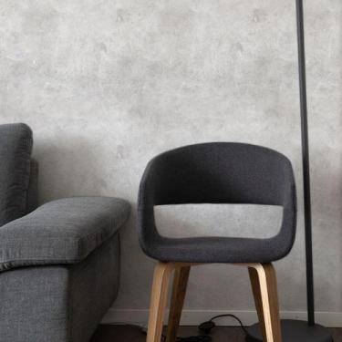 Imagem de Papel De Parede Adesivo Cimento Queimado Cinza Claro Rolos 12m - Leliz