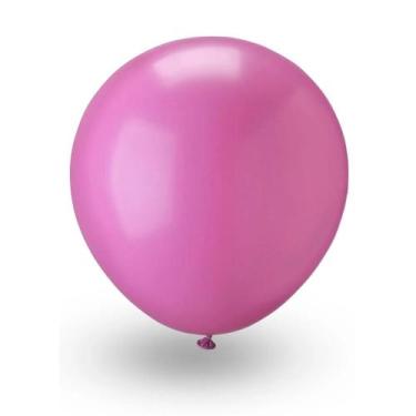 Imagem de Balão Látex Redondo 5 Lilás Orquidea 50 Un - Pic Pic