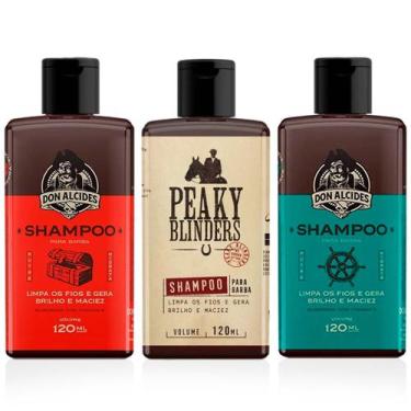 Imagem de Kit 3x Shampoo Barba Negra Calico Peaky Blinders Don Alcides