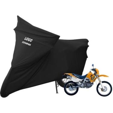 Imagem de Capa Para Cobrir Moto Kasinski RX 125 De Tecido Lycra - Mz, Preta