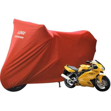 Imagem de Capa Cobrir Moto Ducati Super Sport 900 SS Com Logo - Mz, Vermelha
