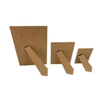 Imagem de Kit 5 Trio de Fundo Porta Retrato com Gravata Mdf Madeira - ATACADÃO D