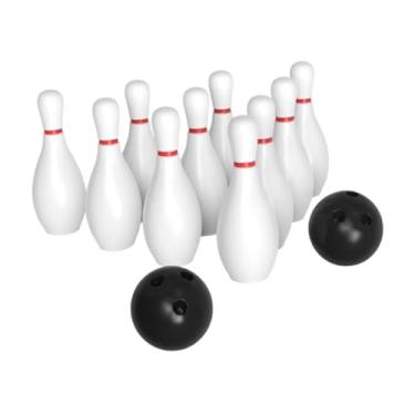 Imagem de menolana Conjunto de boliche infantil, pinos e bolas de boliche, engraçado, lembrancinhas de festa, brinquedo esportivo de boliche, jogo de boliche interno, 10 Boliche 2 Bolas