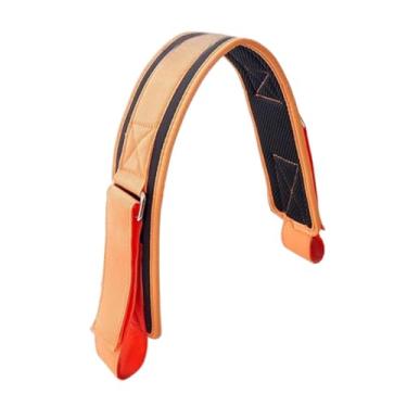 Imagem de YIJU Cinto de impulso para halteres, treinamento de impulso profundo, glúteos, pesos pesados, fácil de usar, faixa de espólio para pulmões, mergulhos, Laranja