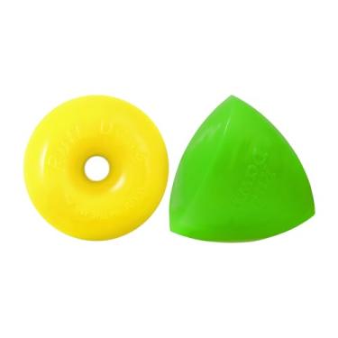 Imagem de Ruff Dawg Pacote Dawg-Nut & Dawg-X: Brinquedos de borracha ultraduráveis para cães mastigadores resistentes – Boias para brincar na água, feito nos EUA, cores neon para visibilidade