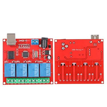Imagem de Yctze Smart Módulo de relé de PC de 4 Canais 12V - Placa de Expansão do Controlador de Interruptor USB para Computadores