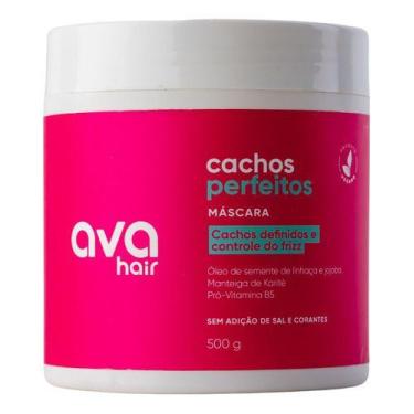 Imagem de Máscara Capilar Cabelos Cacheados Ava Hair 500g