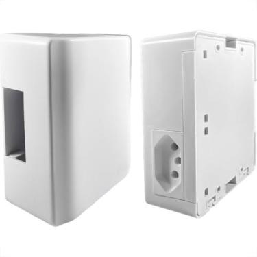 Imagem de Caixa 4X4 Sobrepor Ilumi Compacta Para 1 Disjuntor Com Tomada 2P+T. 20