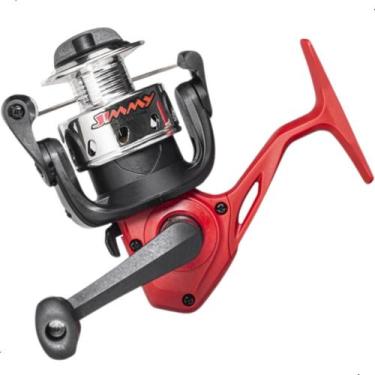 Imagem de Molinete Pesca Jimmy Com Linha Marine Sports, Vermelho