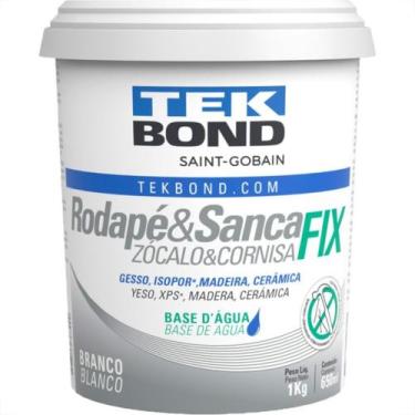 Imagem de Cola Para Fixacao Rodape E Sanca Tekbond Fix - 1Kg