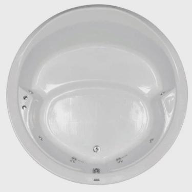 Imagem de Banheira Hidromassagem Astra Firenze Luxo 180cmx180cmx45cm - 04 Jatos Acrílico P4 Sem Aquecedor