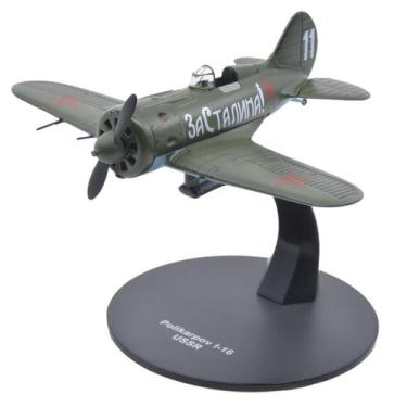 Imagem de Miniatura Avião Moto City Classics Polikarpov I-16 USSR 1/72, Verde