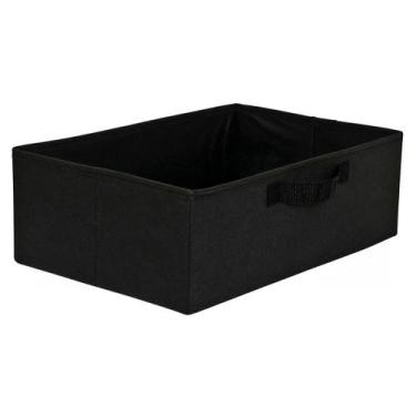 Imagem de Caixa Organizadora Bege 42x15x28 Para Armário Com Alça - Organibox, PR