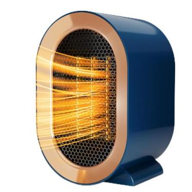 Imagem de Aquecedor de ambiente QQT Electric Portable Energy Efficient Blue